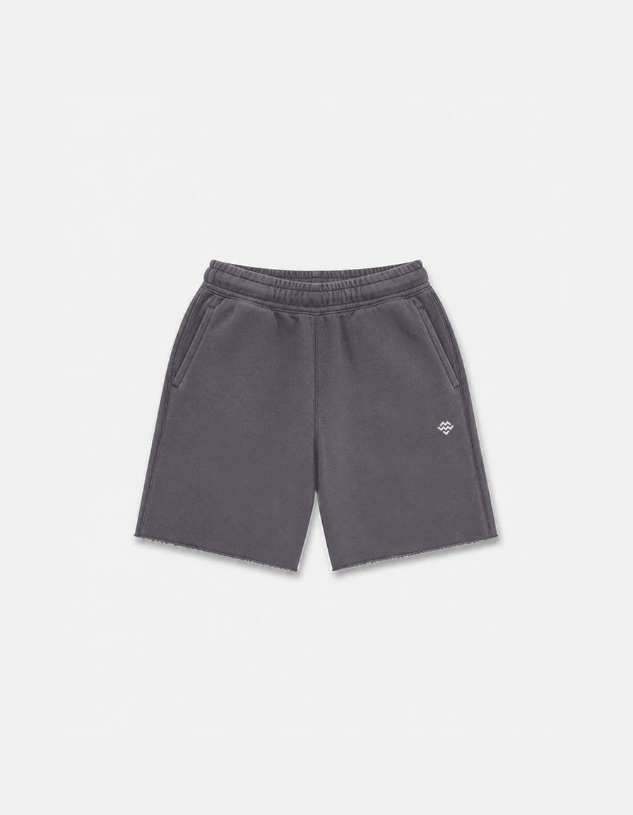 Heavyweight Warm Up Shorts (Washed Black)