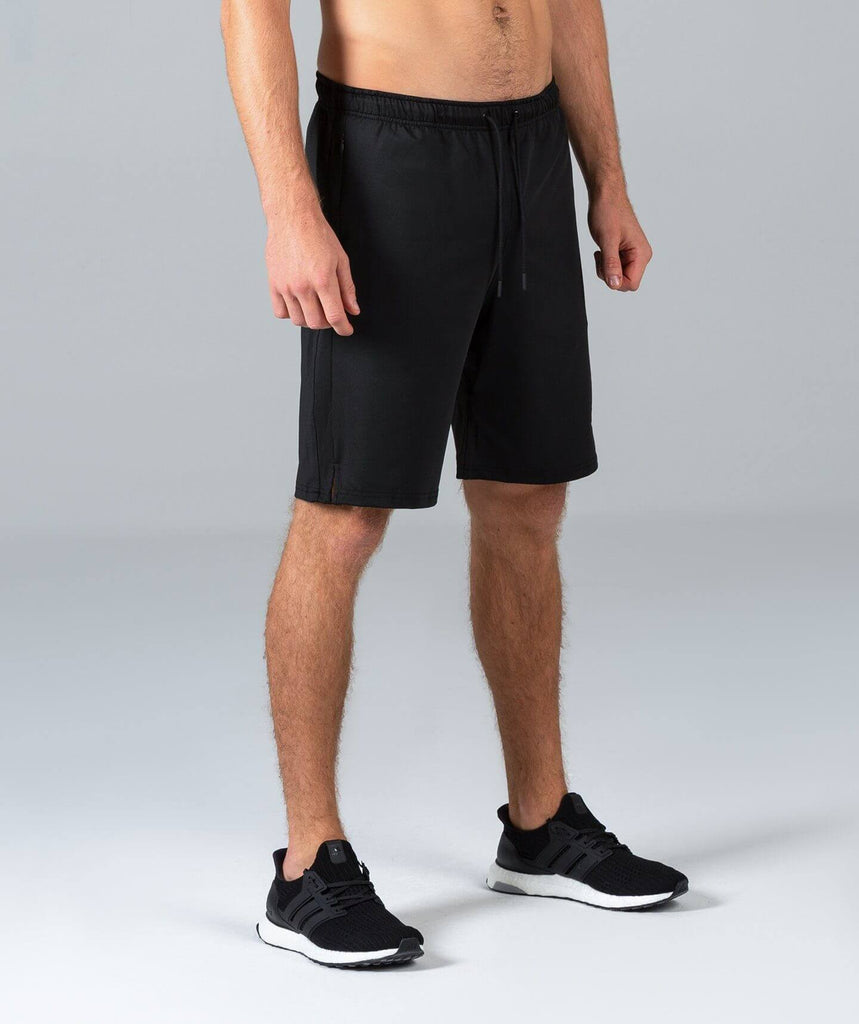 10 Inch Sports Shorts (Black) - Machine Fitness